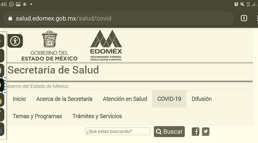  IMPLEMENTA SECRETARÍA DE SALUD PÁGINA DE INTERNET ACCESIBLE PARA PERSONAS CON DISCAPACIDAD
