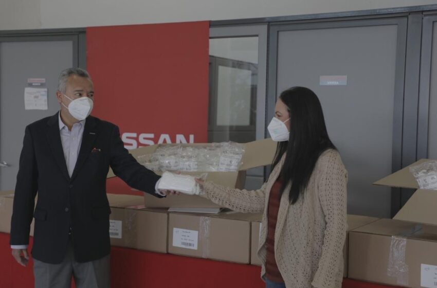  APORTA NISSAN MÉXICO CUBREBOCAS PARA METEPEC