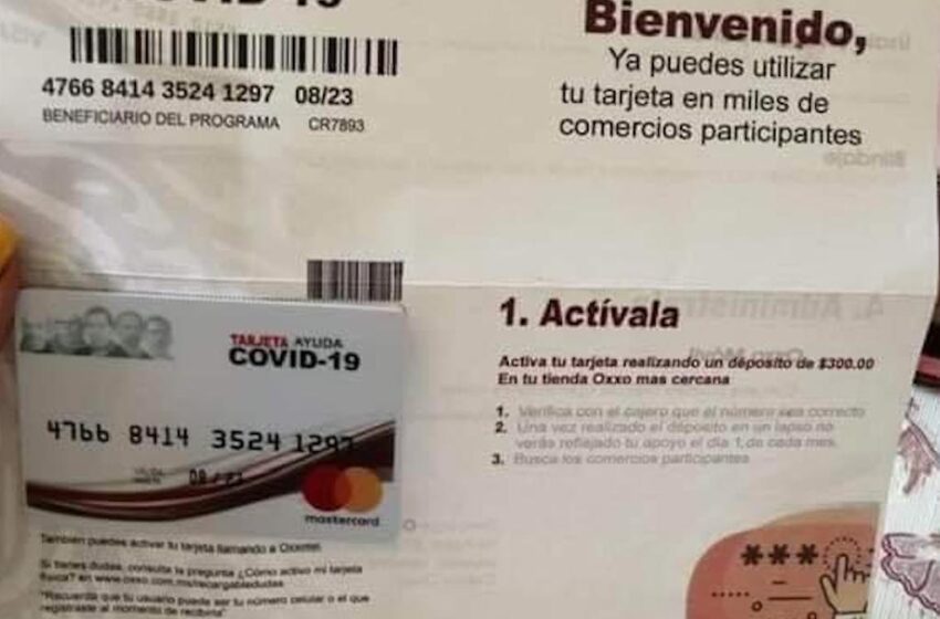  FRAUDE: PIDEN DEPÓSITOS DE DINERO A CAMBIO DE TARJETA CON SUPUESTO APOYO