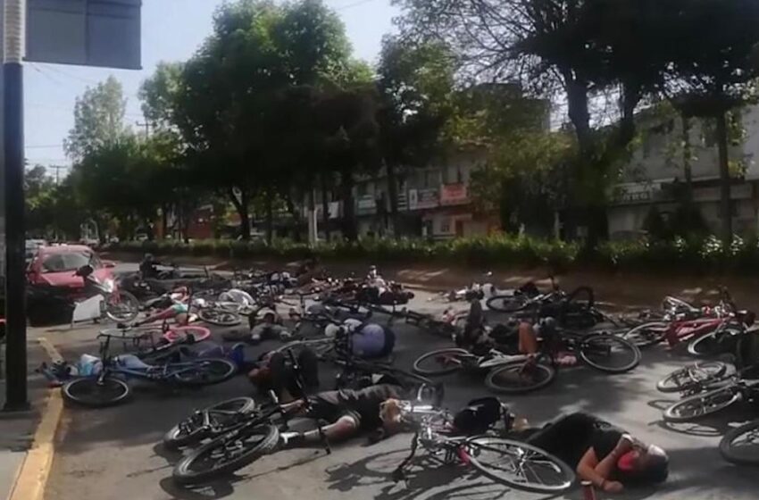  CICLISTAS RECUERDAN A QUIENES HAN MUERTO ATROPELLADOS Y EXIGEN CONTINUAR CON CICLOVÍA EN ISIDRO FABELA
