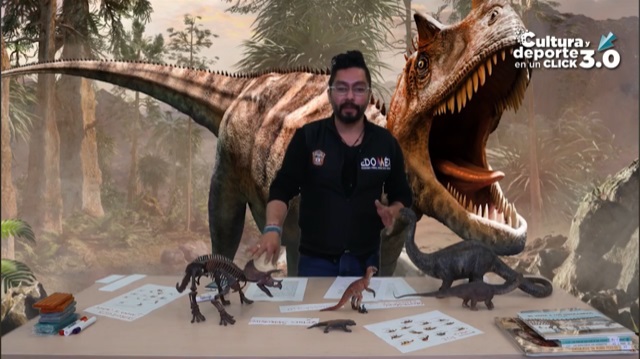  PRESENTAN TALLER SOBRE DINOSAURIOS PARA EL PÚBLICO INFANTIL