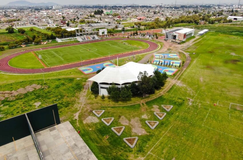  MODERNIZAN  Y AMPLÍAN UNIDAD DEPORTIVA BICENTENARIO SAN MATEO ATENCO