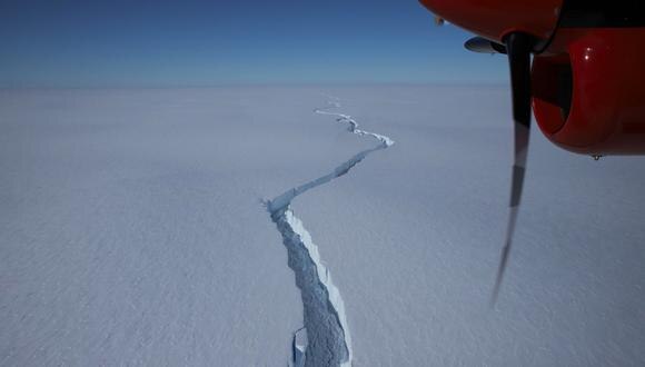  ICEBERG DEL TAMAÑO DE LONDRES SE DESPRENDIÓ DE LA ANTARTIDA