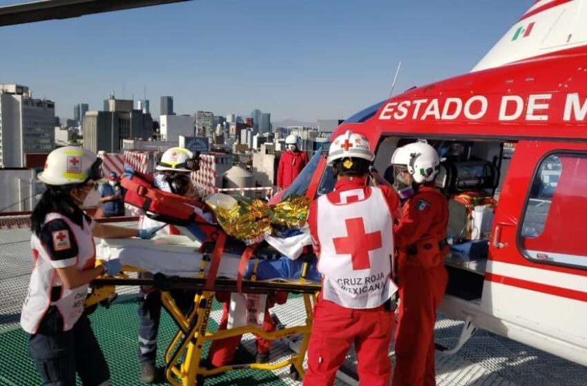  TRASLADAN RELÁMPAGOS A NIÑO PARA TRASPLANTE DE CORAZÓN