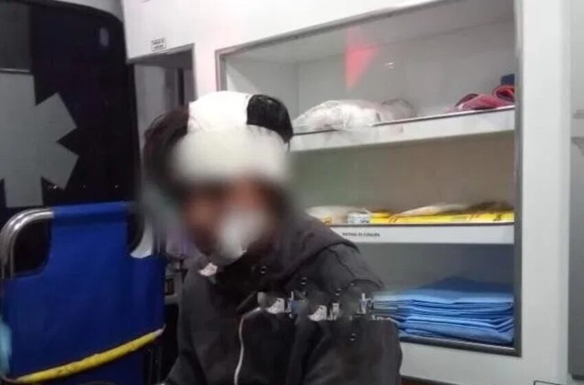  POLICÍA RESCATA A DOS SUJETOS DE SER LINCHADOS EN SAN ANDRÉS CUEXCONTITLÁN