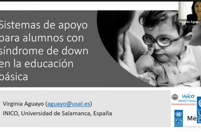  REALIZAN WEBINAR PARA DOCENTES EN EL MARCO DEL DÍA MUNDIAL DEL SÍNDROME DE DOWN