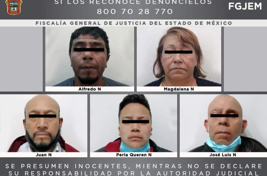  RESCATA FGJEM A VÍCTIMA DE SECUESTRO Y DETIENE A CINCO PROBABLES PARTÍCIPES EN TEOLOYUCAN