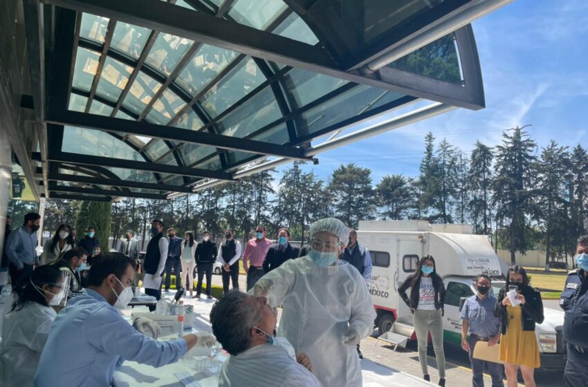 APLICA SALUD EDOMÉX PRUEBAS RÁPIDAS PARA DETECCIÓN DE COVID-19 EN INSTITUCIONES PÚBLICAS Y PRIVADAS