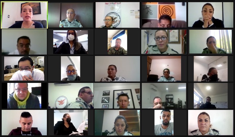  RECIBEN AGENTES DE LA GUARDIA NACIONAL CAPACITACIÓN EN MATERIA DE BÚSQUEDA DE PERSONAS
