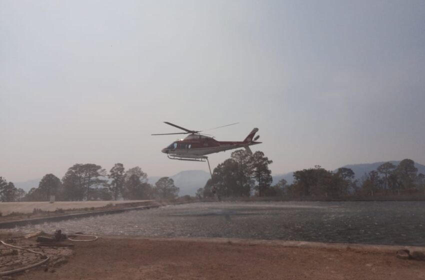  LUCHAN BRIGADISTAS Y GRUPO RELÁMPAGOS CONTRA INCENDIOS EN DIVERSOS MUNICIPIOS