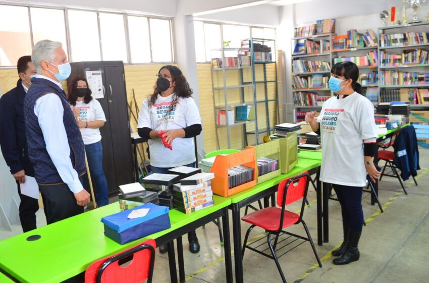  REGRESO A CLASES DE LOS MÁS DE 4.5 MILLONES DE ALUMNOS MEXIQUENSES SERÁ DE FORMA ESCALONADA Y RESPETANDO MEDIDAS SANITARIAS: ALFREDO DEL MAZO