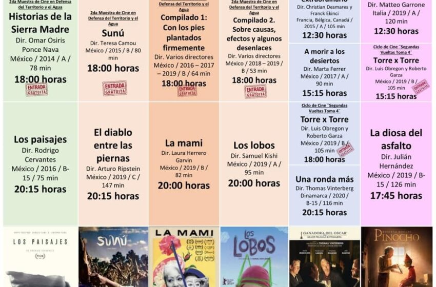  DAN A CONOCER LA CARTELERA DE LA CINETECA MEXIQUENSE