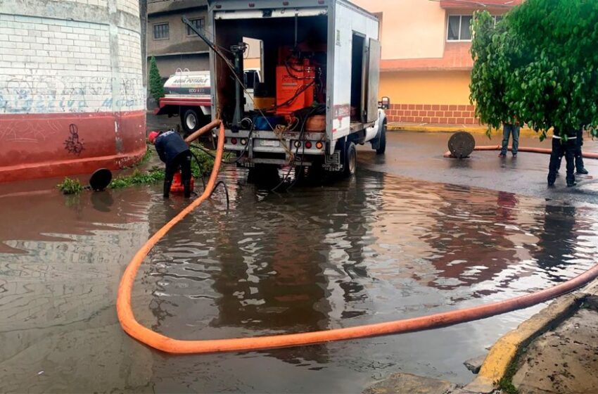  COLABORA GRUPO TLÁLOC EN LA ATENCIÓN A CONTIGENCIA POR LLUVIA EN NEZAHUALCÓYOTL