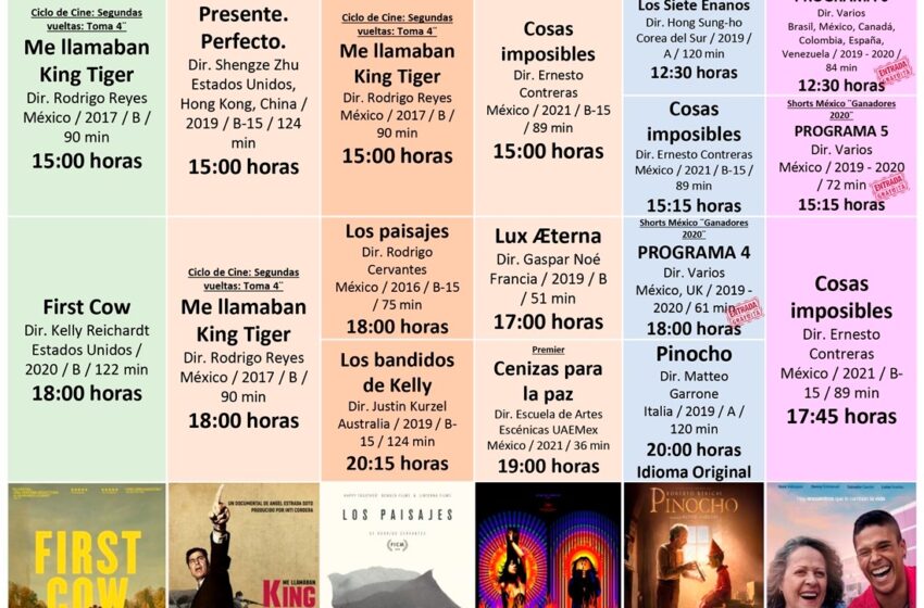  INVITA LA CINETECA A DISFRUTAR EN VACACIONES DE INTERESANTES CINTAS