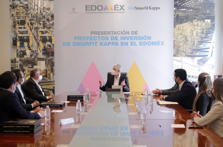  EMPRESA SMURFIT KAPPA INVERTIRÁ EN EDOMÉX 300 MDD Y CREARÁ MÁS DE MIL 200 NUEVOS EMPLEOS