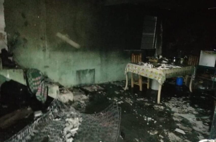  SE INCENDIÓ SU CASA EN  LOMA ALTA, TEMOAYA Y LA FAMILIA NECESITA APOYO