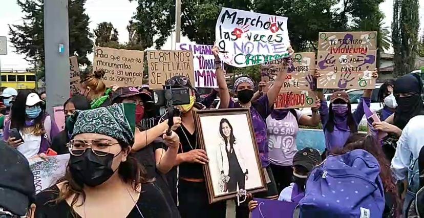  EN TOLUCA MUJERES EXIGEN IGUALDAD SALARIAL, SEGURIDAD Y CASTIGO A FEMINICIDAS