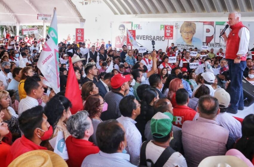 DESDE EL ORIENTE MEXIQUENSE VAMOS A CONSTRUIR LA CAMPAÑA MÁS GRANDE DEL PRIISMO EN TODA SU HISTORIA: ERIC SEVILLA