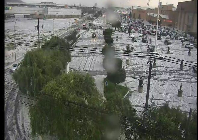  GRANIZADA DEJA BELLAS POSTALES EN METEPEC Y VARIAS ZONAS AFECTADAS