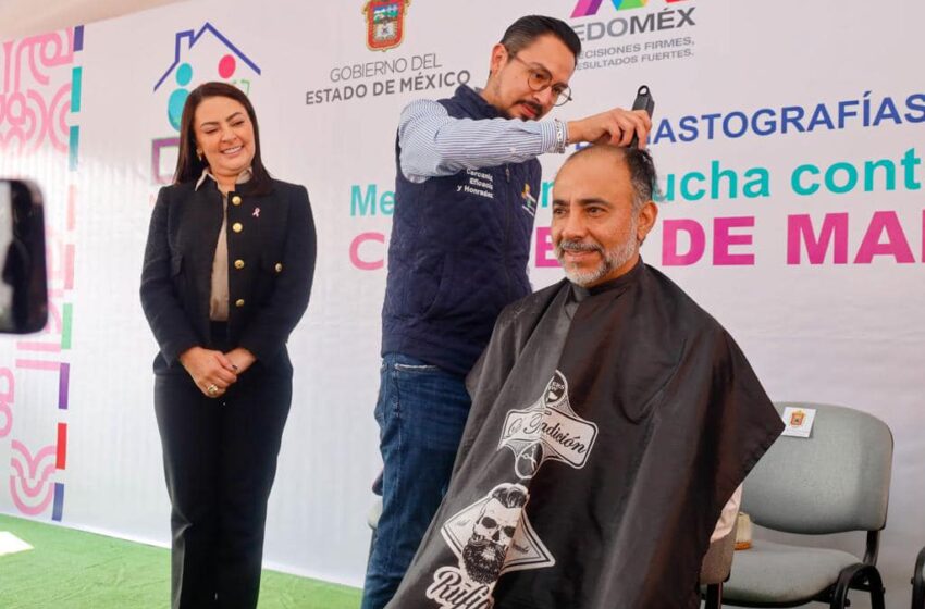  SE RAPA ALCALDE DE METEPEC EN SOLIDARIDAD CON MUJERES Y HOMBRES QUE PADECEN CÁNCER