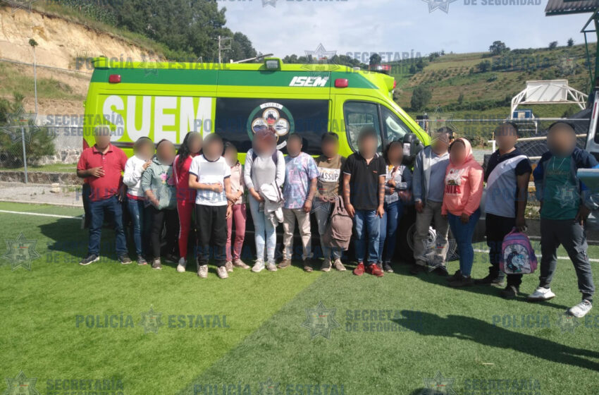  RESCATAN A 15 PERSONAS EXTRAVIADAS EN LA ZONA BOSCOSA DE OCUILAN