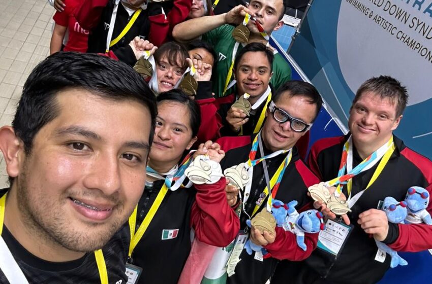  DESTACAN MEXIQUENSES EN MUNDIAL DE NATACIÓN PARA PERSONAS CON SÍNDROME DE DOWN