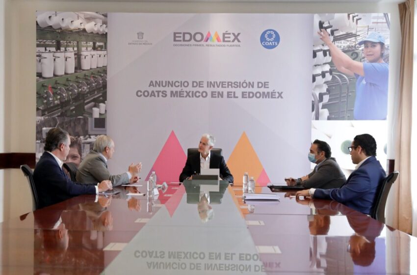  INVERTIRÁ LA EMPRESA COATS 3 MILLONES 500 MIL DÓLARES EN NUEVA PLANTA EN TOLUCA