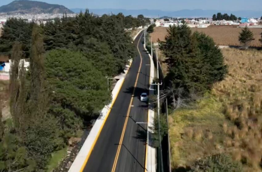  LISTO EL BOULEVARD ZINACANTEPEC, BENEFICIARÁ LA MOVILIDAD DE MÁS DE 250 MIL HABITANTES