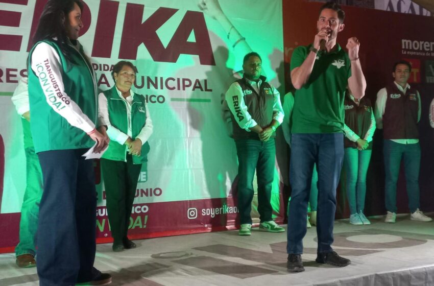  TIANGUISTENCO MERECE OTRA REALIDAD DICE PEPE COUTTOLENC EN ARRANQUE DE CAMPAÑA DE ERIKA OLEA