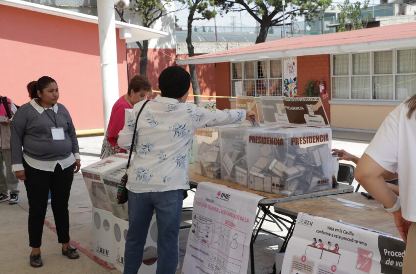  EN METEPEC SALDO BLANCO DURANTE LA JORNADA ELECTORAL