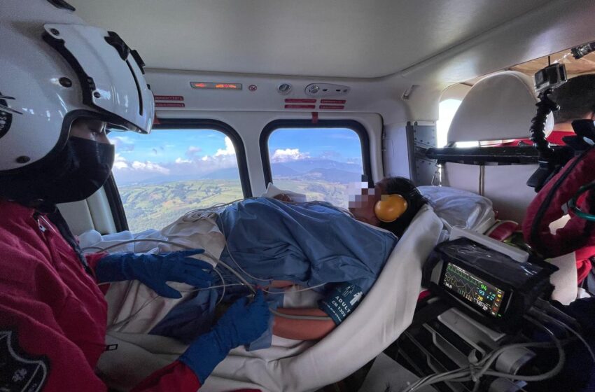  TRASLADA “RELÁMPAGOS” A UNA MUJER EMBARAZADA PARA ATENCIÓN MÉDICA DE MALINALCO A ZUMPANGO