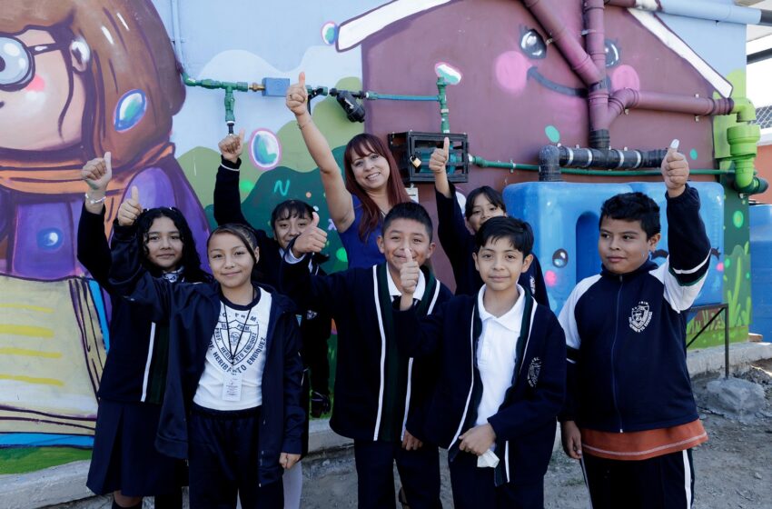  ARRANCA PROGRAMA «ESCUELAS DE LLUVIA» PARA CAPTACIÓN Y APROVECHAMIENTO DE AGUA PLUVUAL
