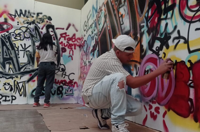  CON GRAFITI, PARKOUR Y MÚSICA REALIZAN FESTIVAL DE ARTE URBANO EN TEXCOCO