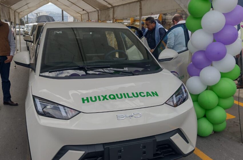  COMIENZAN A CIRCULAR TAXIS 100% ELÉCTRICOS EN EL EDOMÉX
