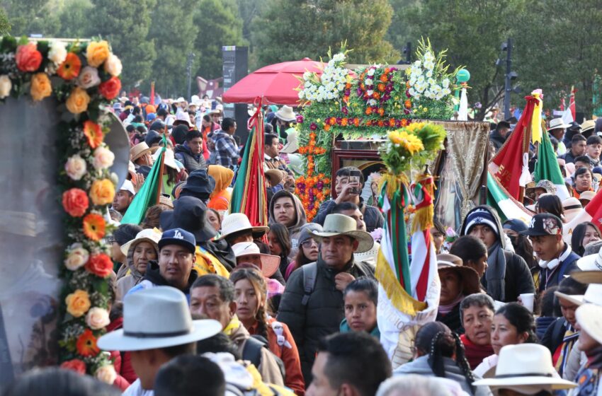  SALDO BLANCO EN EL INICIO DE LA PEREGRINACIÓN DIOCESANA AL TEPEYAC 2025