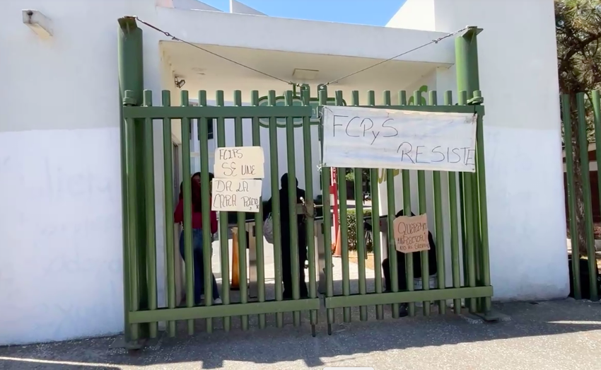  CIENCIAS POLÍTICAS Y SOCIALES SE  UNE AL PARO