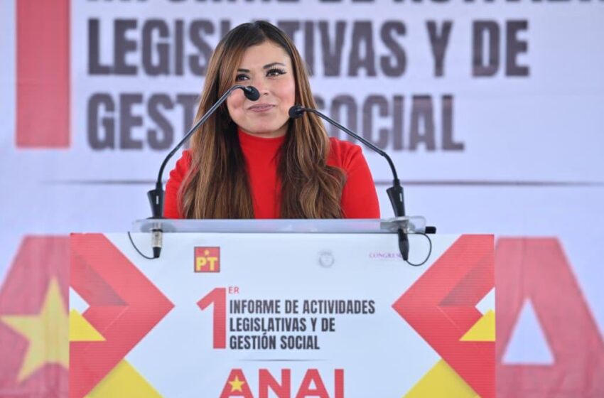  RECONOCEN  EL TRABAJO REALIZADO POR LA DIPUTADA ANAI ESPARZA