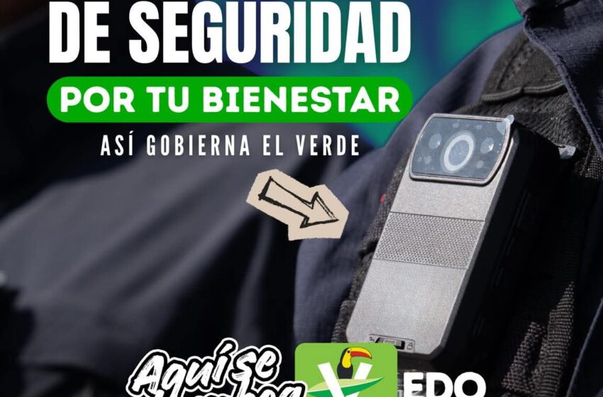  Gobiernos Verdes refuerzan la seguridad con cámaras corporales para policías municipales