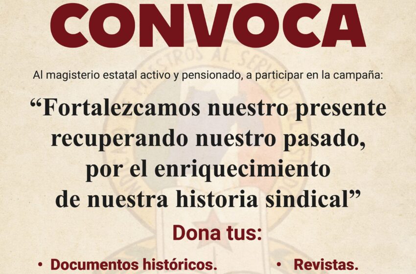  El SMSEM convoca a rescatar la memoria sindical