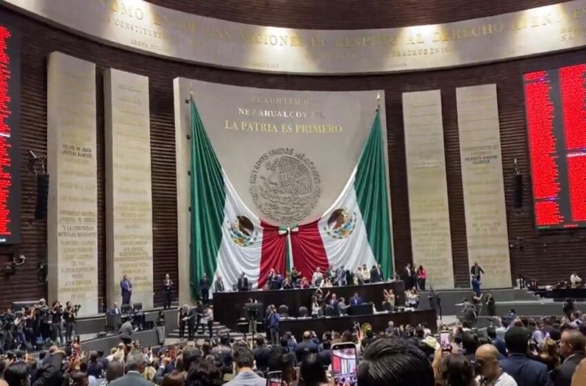  Congreso rechaza reforma electoral de Sheinbaum; PT y PVEM votan en contra