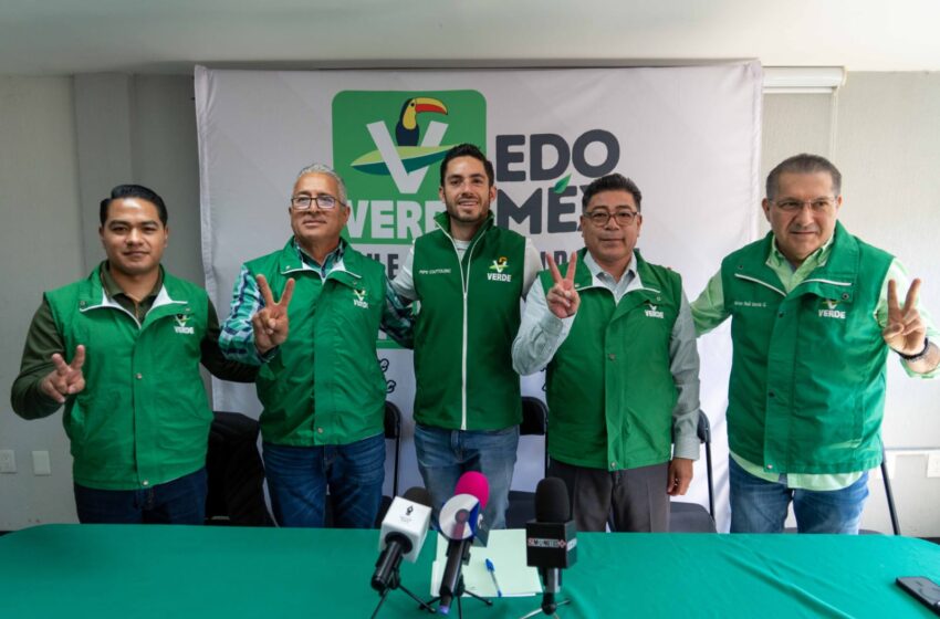  El Partido Verde suma a Óscar Vergara, ex diputado y ex presidente municipal de Calimaya