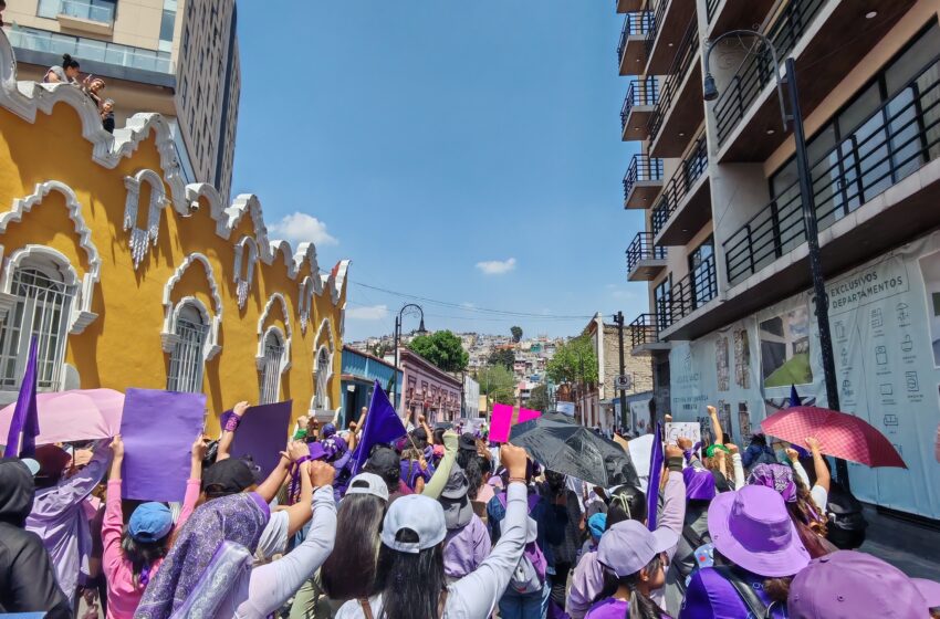  Las calles de Toluca volvieron a llenarse de voces este 8 de marzo