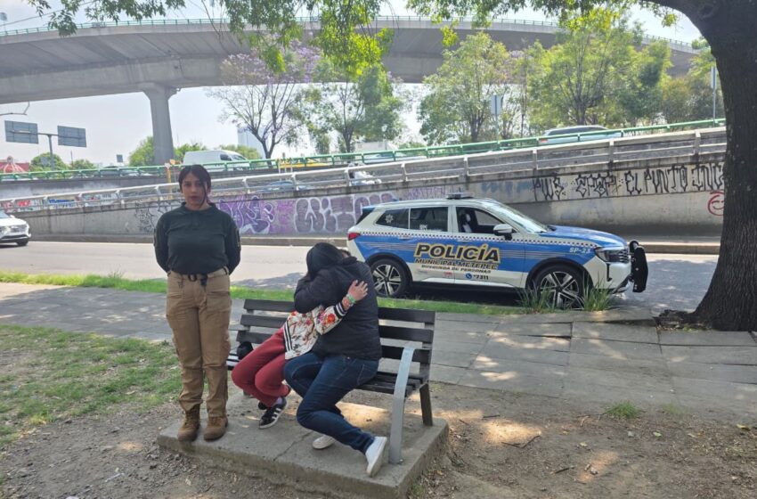 POLICÍAS DE METEPEC REGRESAN A SUS HOGARES A MENORES DESAPARECIDAS