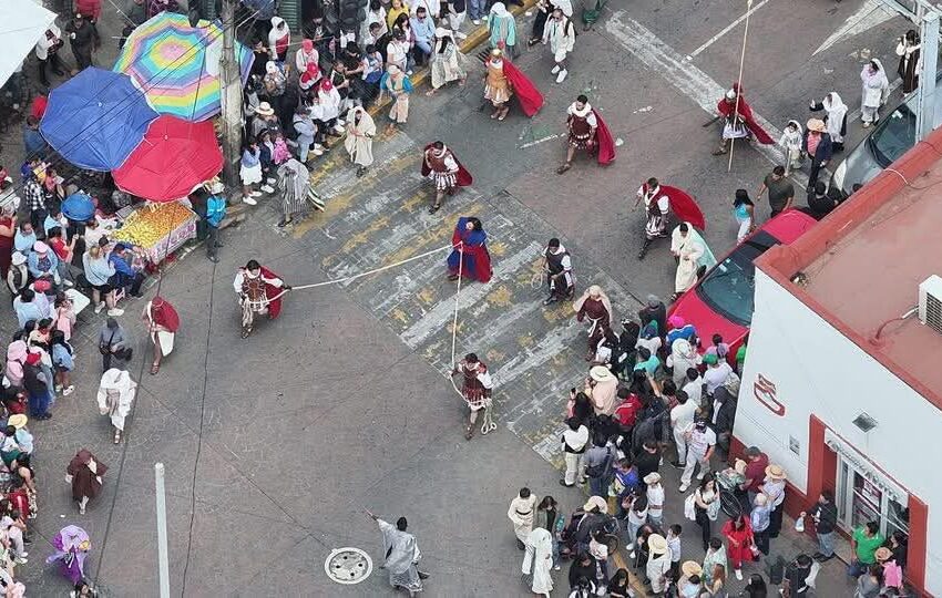  Metepec vive la Semana Santa con orden y seguridad; implementan operativo permanente de Viacrucis