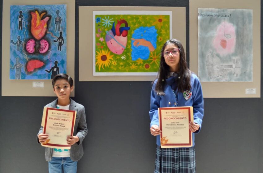  Infancias comprometidas con la cultura de donación de órganos a través de concurso de dibujo infantil