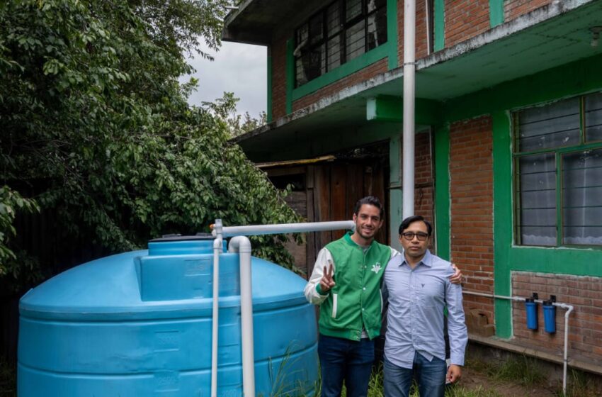  Ante la crisis hídrica, Gobiernos Verdes avanzan en llevar agua potable a escuelas del Estado de México