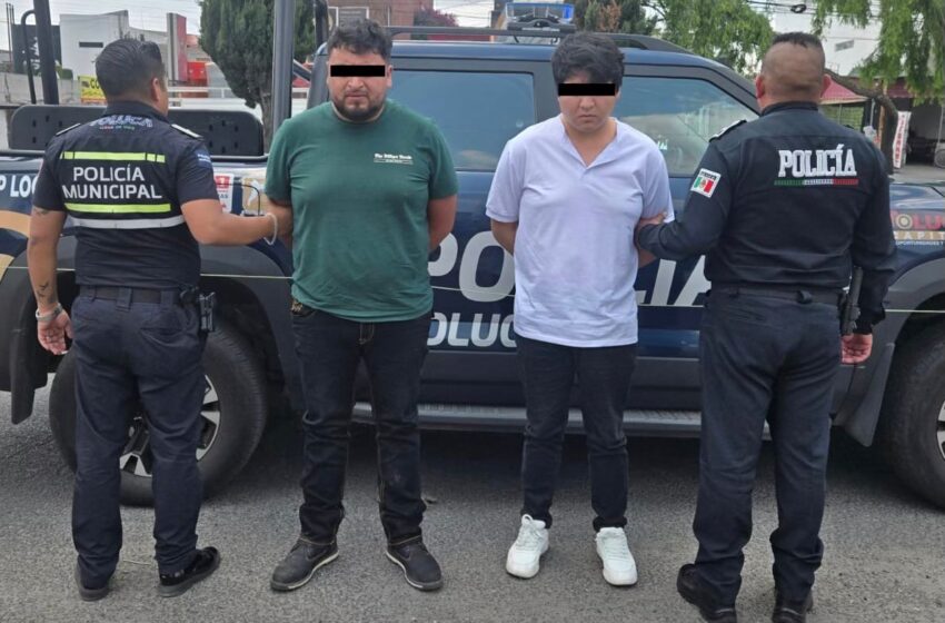  Detiene Policía de Toluca a dos por robo de celulares