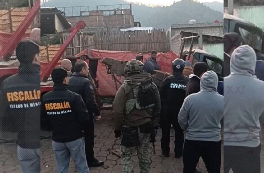  Disparos y tensión en Ocuilan por presuntos talamontes que se enfrentaron a la Guardia Nacional