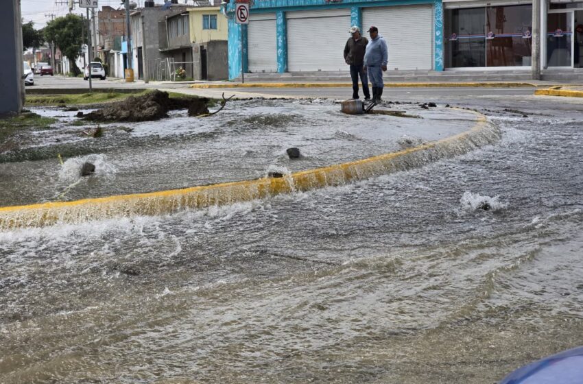  SIN AGUA EN EL SEMINARIO PRIMERA Y SEGUNDA SECCIÓN POR REPARACIÓN DE FUGA EN SAN BUENAVENTURA