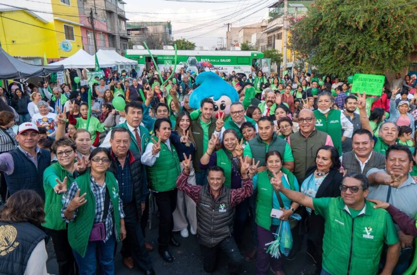  Aquí se chambea”: más de 100 liderazgos se suman al Partido Verde en Edomex